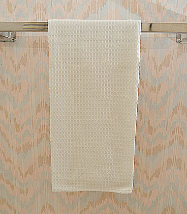 Festive colored waffle weaves kitchen towel. Almond Milk - Click Image to Close